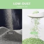 Non Stick Green Tea Cat Litter OEM ODM Degradable Tofu Based Cat Litter