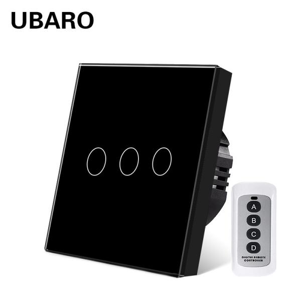 Type 86 Wireless Remote Switch 433RF 3gang European Standard Remote Lamp