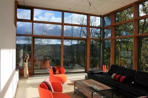 Wholesale 6000 Series Wooden Grain Transfer OEM Aluminium Alloy Windows from china suppliers