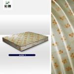Waterproof 215cm Beige Polyester Printed Mattress Cover Fabric 70g