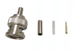 Wholesale Audio Video RG174 Coaxial Wire Connectors , BNC Connector For CCTV from china suppliers