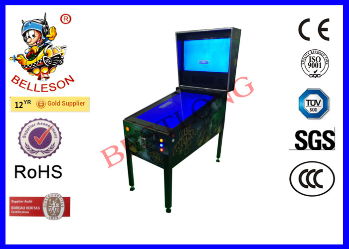 140CM Length Pinball Arcade Cabinet , 110V - 220V Arcade Pinball Machine