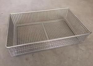 China Container Sus304 Bathroom Small Stainless Steel Wire Baskets Space Saver on sale