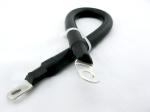 Black 2 Gauge AWG Custom Battery Cable Copper Wire for Solar, Marine, Inverter