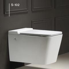 Wholesale Bathroom Pulse Tankless Commode Floor Mounted Modern With UF Seat Cover from china suppliers
