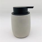Round Cement Bathroom Accessories Set 6 Pieces Natural Luxury Bath Accessories