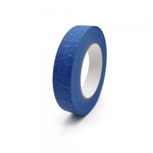 China Wholesale Price Single Sided Rubber Residue Free Blue Crepe Paper Tape on sale