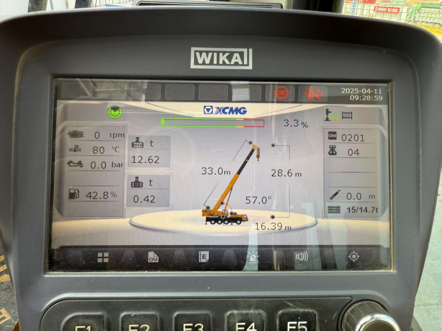 Used Zoomlion Xugong Xg QY80K5D 80ton Truck Crane Small Truck Crane Mobile Crane Truck Mounted Crane in Excellent for Sale