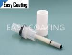 Powder coating guns round flat jet nozzles set PTFE material NS09 for large