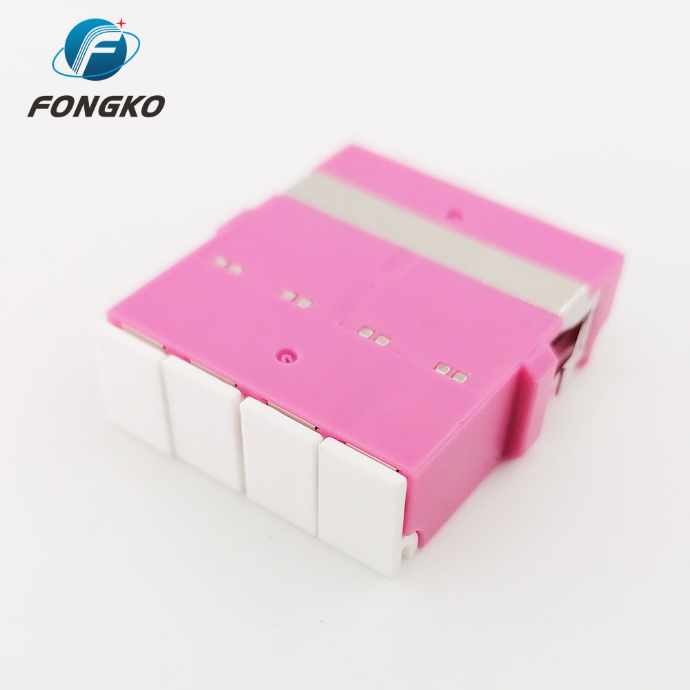 LC OM4 Pink Quad Fiber Optic Adapter With Auto Shutter 850nm