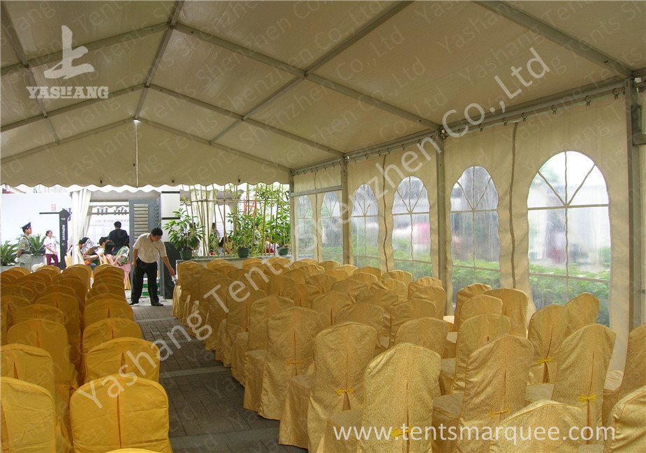 10x12M Aluminum Alloy Profile Outdoor Event Tent Transparent PVC Windows