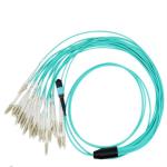 12 Cores Fiber Optic Harness , MPO LC Fiber Optic Patch Cord High Density