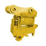 Yellow 5 Lpm Hydraulic Tilt Hitch For 5 Tonne Excavator 42CrMo