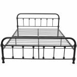 Hostel Adult King Size Iron Bed Customizable Electrostatic powder coating