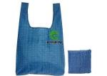 Pocket Tote Reusable Polyester Shopping Bags Easy Carry Small Size Foldable