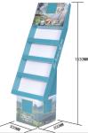 RoHS Cardboard Shelf Display POS Stands CMYK 4C Printing