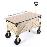 Multi Functional Collapsible Beach Wagon Trolley Four Wheel Outdoor Camping