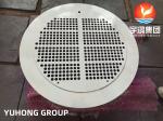 ASME SA182 Stainless Steel Tubesheet 304 / UNS S30400 / 1.4301 Tube Plate