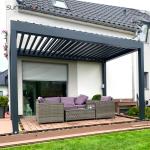 Waterproof Motorized Louver Roof Aluminium Pergola