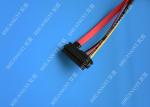 22Pin Sata 7+15Pin Female To 180 Degree Sata 7Pin Cable/4Pin Connector