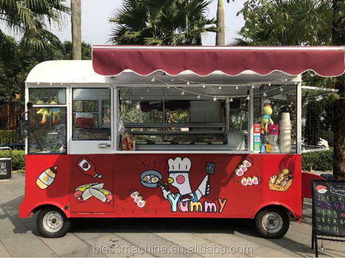 Multifunctional 2022 Mobile Food Truck with and After Service Video Technical Support