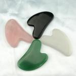 Pink Body Anti Aging Gua Sha Board Rose Gua Sha Natural Lifting Tool
