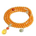 Baltic Amber Crystal Bracelet Natural Amber Crushed Stone Bracelet Irregular Raw