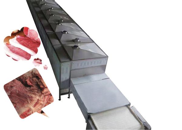Sliver Microwave Frozen Food Thawing Machine 100-200Kg Capacity Stainless