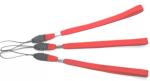 Wholesaler polyester short wrist lanyards for mobile phone hanging, wrist hand