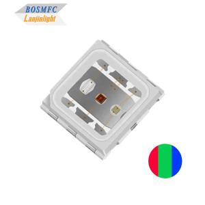 Wholesale 1.5W 5050 RGB LED dome lens high power tri-color LED chip 3 * 0.5W from china suppliers