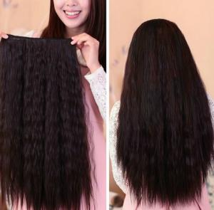 China Queenlike Tangle Free 1B remy clip in hair extension 20 Clips 8 Pieces on sale