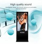 FHD Indoor Advertising LED Display , 65 Inch Touch Screen Stand Alone Signage