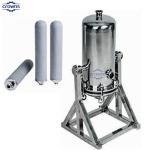 SS 304/316L Magnetic Single Multi Cartridge Filter Housing For Wine Oil Water