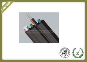 Wholesale Outdoor Fiber Optic Cable FTTH Drop Cable 5.0*2.0mm G657A FRP strength member LSZH jacket from china suppliers