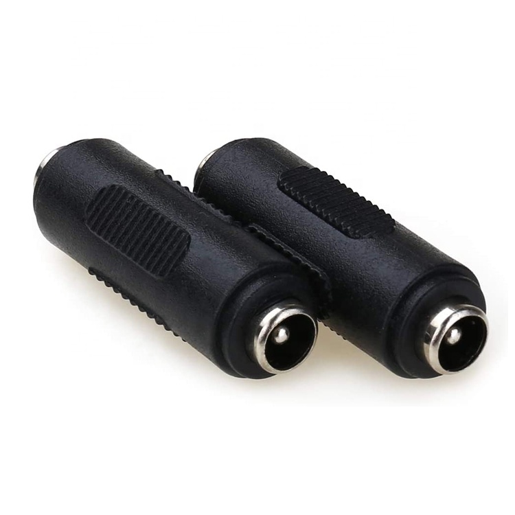 12V 24V 5.5mm X 2.1mm Female to Female DC Jack Socket Power Connector Adapter for Led Strip CCTV Camera