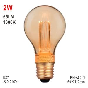 Wholesale E27 A60 Bulb, Deco Light, LED Bulb, Fashionable Glass Bulb, Candle Light from china suppliers
