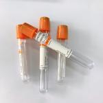Orange Red Cap Pro Coagulation Tube 13*75 Serum Clot Activator Tubes