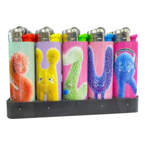 Wholesale OEM Disposable Refillable Lighter Stone Flameless Lighter Stone Flint Lighter Dy-098 from china suppliers