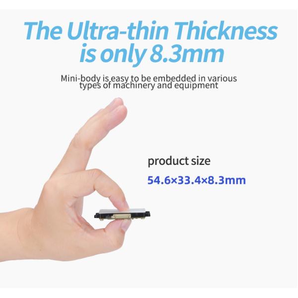 Ultra Thin Fixed Barcode Scanner Embedded USB 2D Scanner High Accuracy