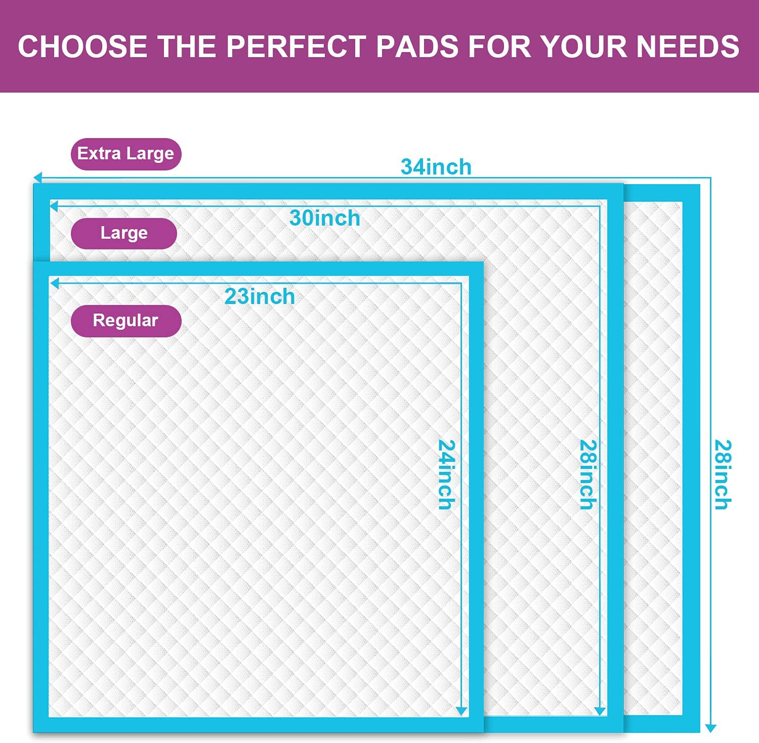Total Weight gram 30-70 Incontinence Disposable Absorb Puppy Dog Pee Pads for Dogs