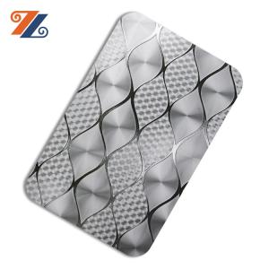 Wholesale Embossed Interior 304 Stainless Steel Decorative Sheet Customized from china suppliers