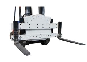 Wholesale Geared Drum Forklift Pallet Rotator 1245mm 1550mm Fork Rotator Attachment from china suppliers