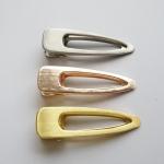 gold barrette hair clip for adults Korea Geometry Metal Spring Personalized