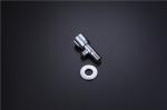 Silver Angle Valve Tap Wash Basin Faucet 304 Stainelss Steel Household Easy