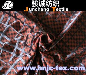 China New burnout antistatic polyester fabric miro velvet non-invert fabric women apparel fabric on sale