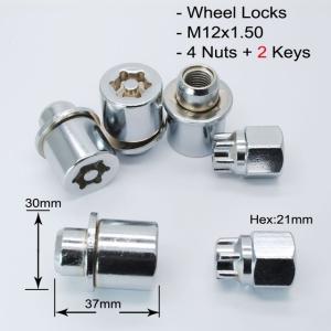 Wholesale Durable Locking Wheel Nuts , Wheel Stud Replacement For Toyota / Mitsubishi / Lexus from china suppliers
