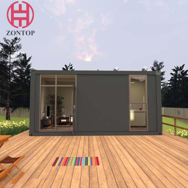 Zontop Modern Flat Pack Portable Living 40ft Luxury China Prefab Homes 3 Bedroom