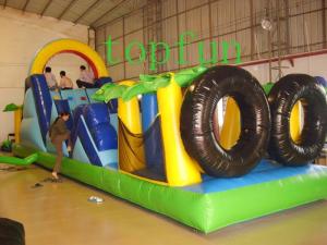 Wholesale Custom Made Fireproof Safety Rent Inflatable Obstacle Course For Kids from china suppliers