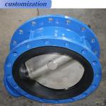 Water Heater Service Valves INDUSTRIAL Pn16 Worm Gear Ductile Iron Double Flange