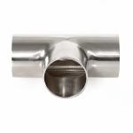 Stainless Steel Clamp Equal 3-Way Pipe Fitting KF25 KF40 Vacuum Flange Tee 1/4